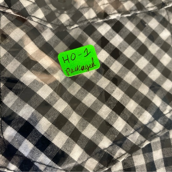 Burnside Mens S SMALL Button Down Shirt Plaid Checks Pockets Short Sleeve Adult - Picture 11 of 11